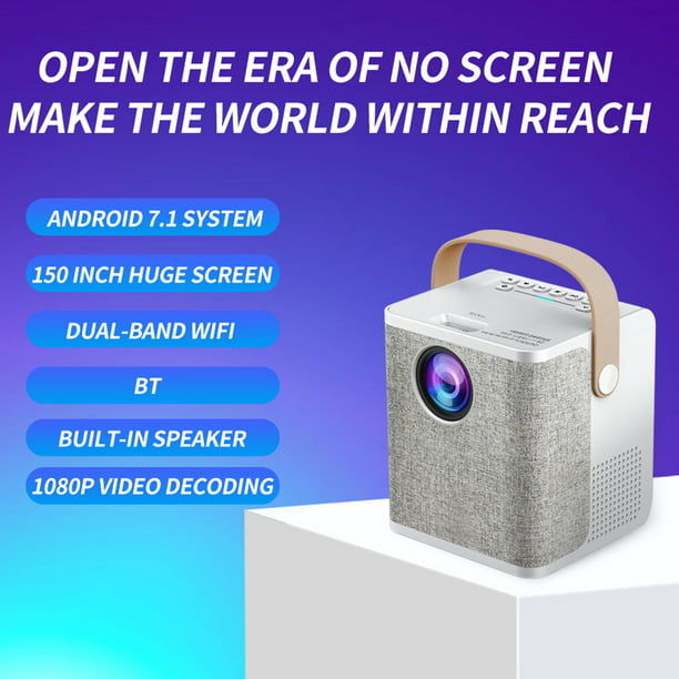 Xiaomi Mi Smart Home - Proyector compacto, Android TV compatible con  control remoto, tamaño de pantalla de 60 a 120 pulgadas, 1080P Full HD