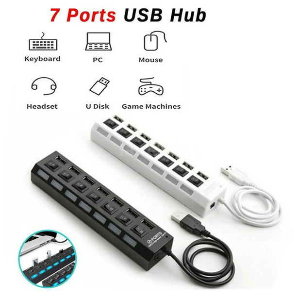 Regleta Hub 7 USB 2.0 –