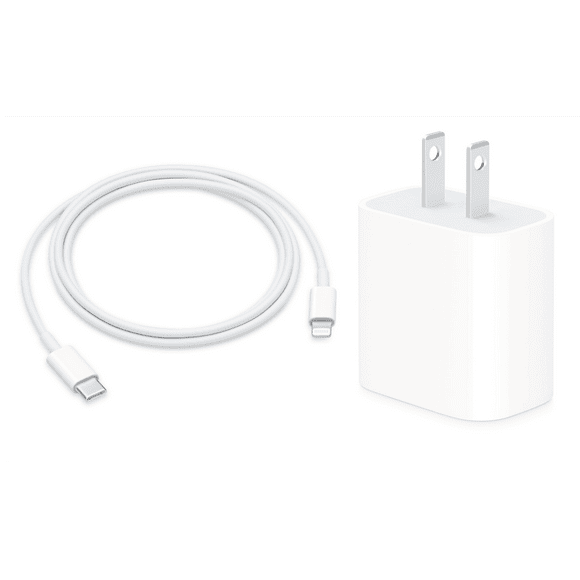 cargador carga rápida 20w  cable lightning apple para iphone