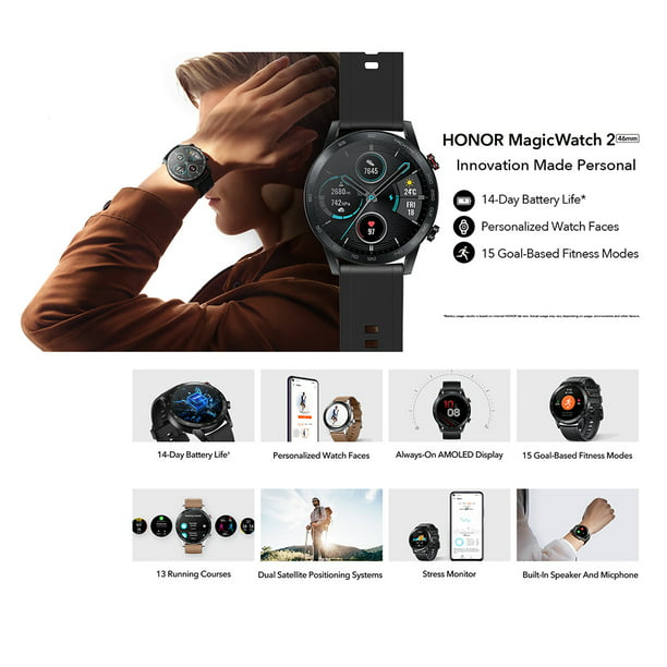Honor MagicWatch 2, pantalla AMOLED para un reloj que promete durar varios  días