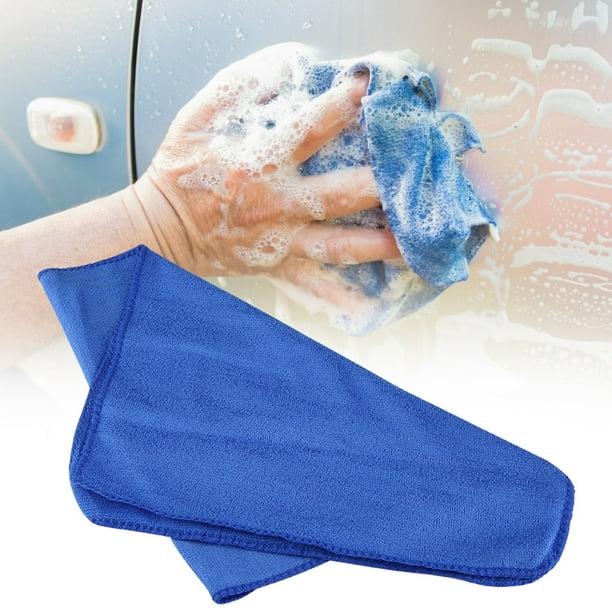 Toallas de secado de coche de 11.8 x 27.6 in, toalla de microfibra para  lavado de autos, paño de secado de limpieza de automóvil, detalles de tela