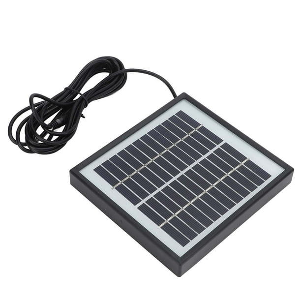 Panel solar Cargador de batería solar Mini paneles solares Mantenedor de  batería solar, 2W 12V Panel solar multifuncional Tablero de carga de