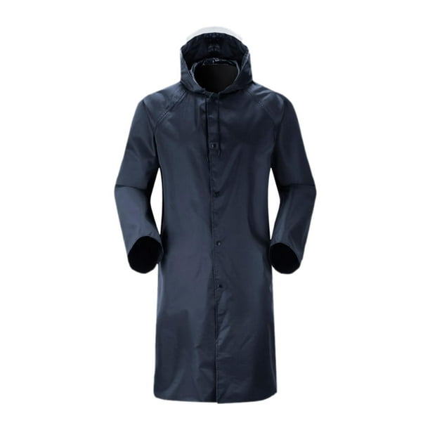 Chubasquero impermeable chaqueta de lluvia larga para hombre impermeable  XXL Hugo abrigos de lluvia para hombre