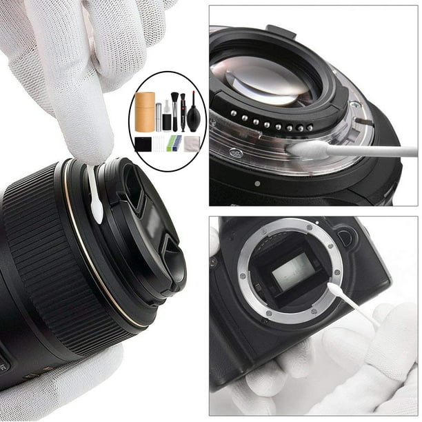 Kit de Limpieza para Cámara Fotográfica con Hisopos de Limpieza de Sensor  para Lente de Cámara Sunnimix Limpieza de la cámara