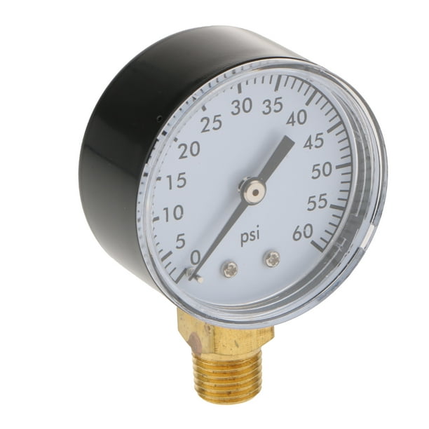 Manómetro presión agua y aceite 0-14 Bar, 1/4 NPT 0-200 montaje lateral  del manómetro - AliExpress