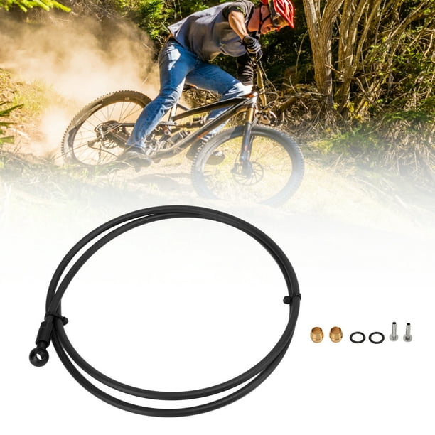 Kit Freno A Disco C/manijas + Cables Para Bici Mtb, Bicimoto