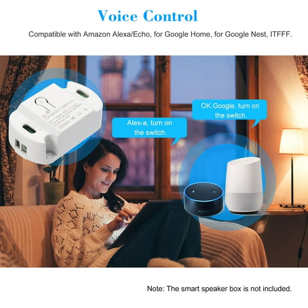 Interruptor Inteligente Wifi Compatible Alexa y Google – Ecoled