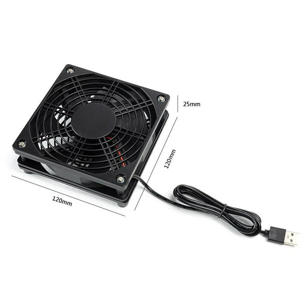 Ventilador para computadora portátil Almohadilla de enfriamiento 5V Mini  Extractor USB Portátil Ventilador de refrigeración