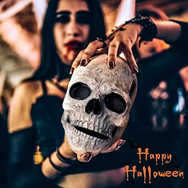 Máscara de látex para hombre adulto, máscara realista para fiesta de  Halloween, vestido elegante