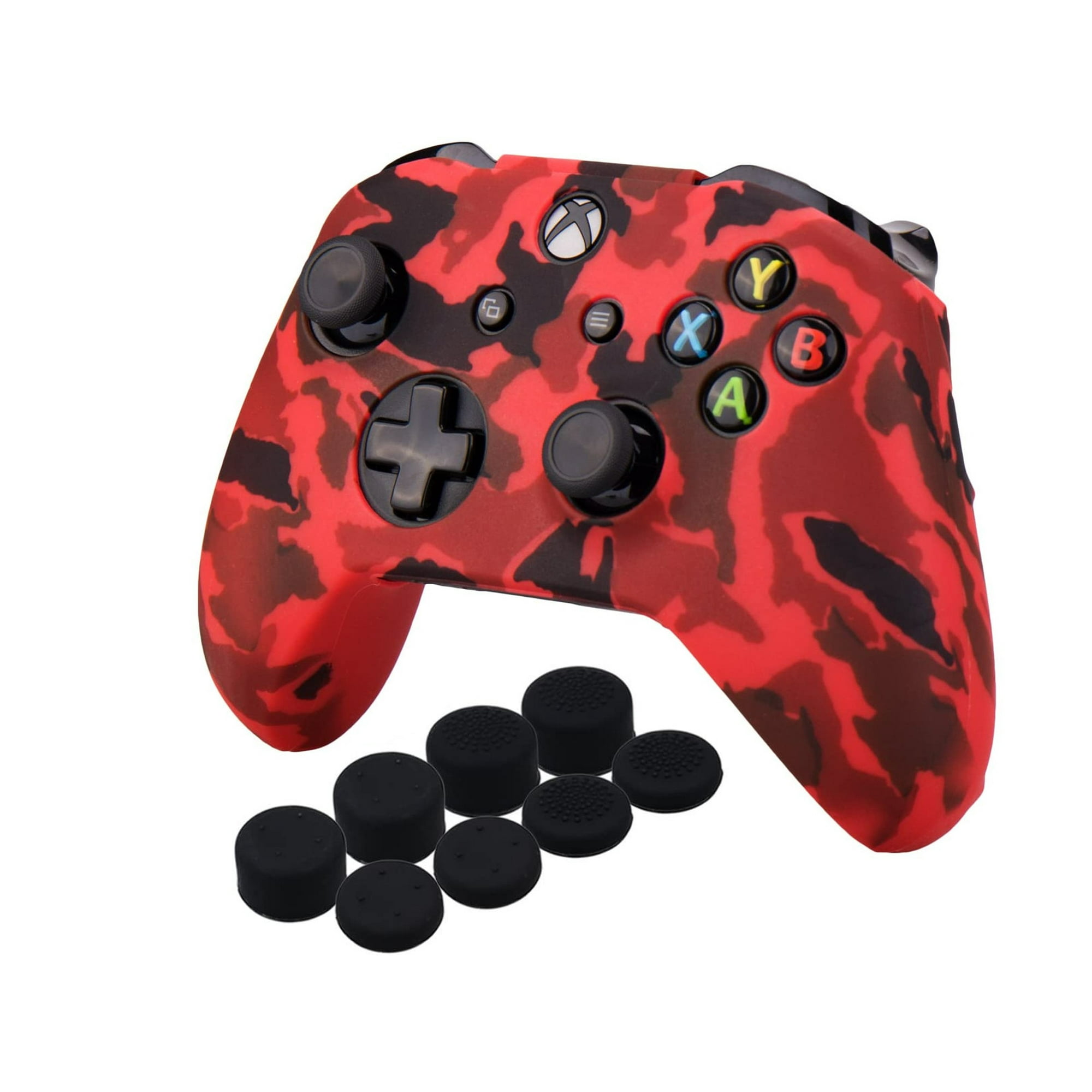 FUNDA PARA MANDO PS4 DUALSHOCK 4 PROTECTOR ROJO CAMUFLADO