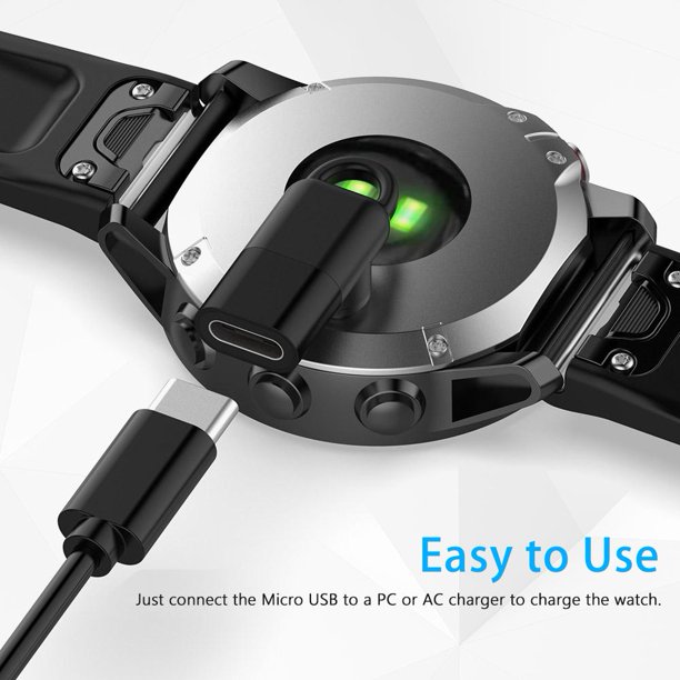 Cable de carga para reloj inteligente, accesorio con cargador USB para  Garmin Fenix 7, 7S, 7X