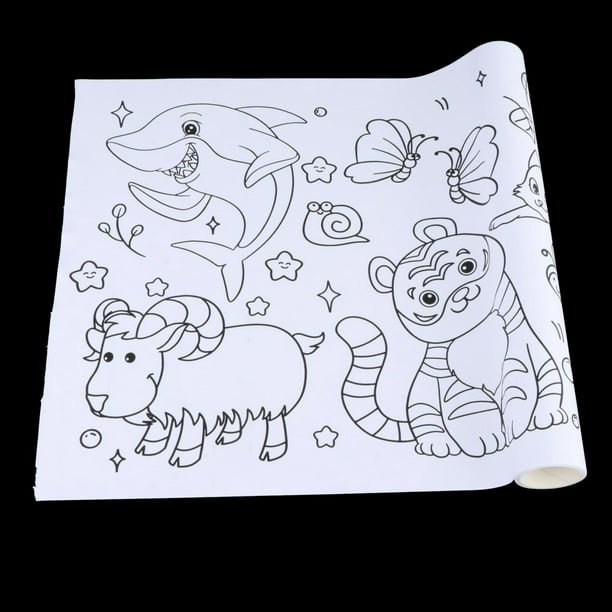 Rollo de Papel de Dibujo 30cm x 15m Rollo Papel Pintar Niños Papel de  Dibujo Blanco Drawing Paper Roll para Pintar la Artesanía para Dibujo de  Pintura,Papel de Borla,Arte de Pared (2