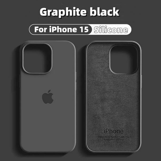 Funda Para iPhone 15 Pro 13 Pro Max Xr 12 8 Plus Color Negro