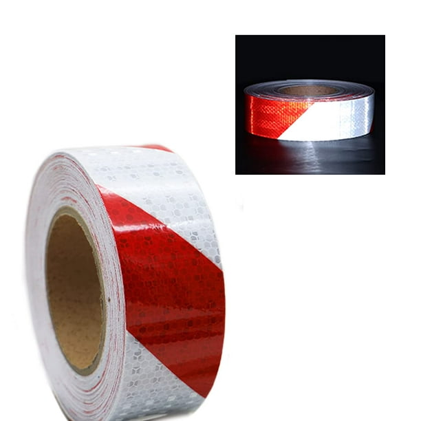 1 Uds cinta reflectante autoadhesiva cinta de advertencia reflectante cinta  adhesiva reflectante adv JM