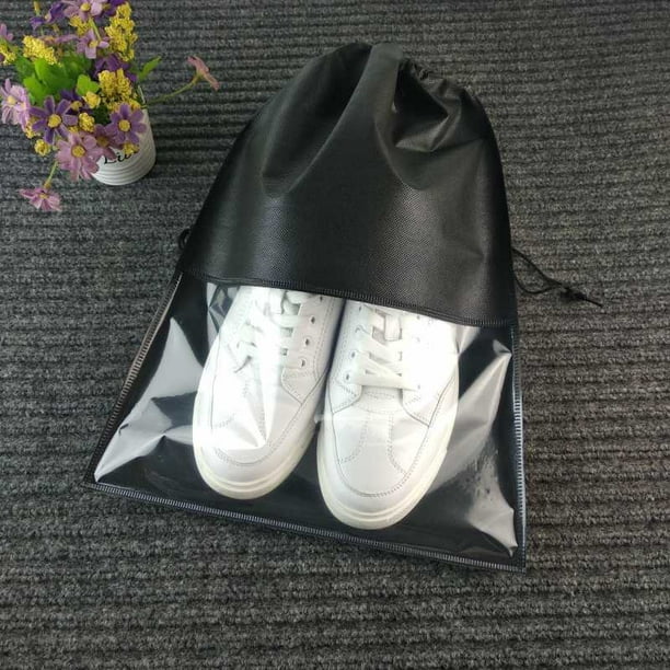 Bolsas De Viaje Impermeables Para Zapatos, 10 Piezas Blanco