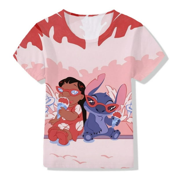 Lilo y Stitch Disney Toddler Girl's es mi espíritu animal Burnout T-Camisa  (5T) : : Ropa, Zapatos y Accesorios