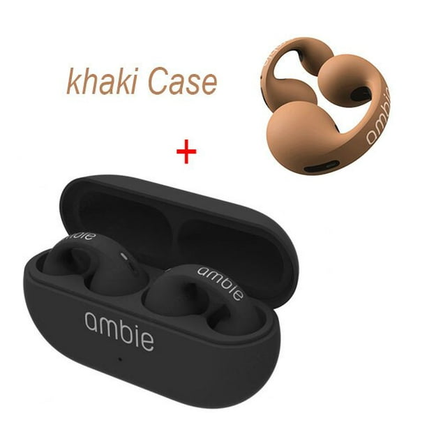 Ambie-auriculares inalámbricos con Bluetooth, audífonos deportivos con  gancho para la oreja, con pendiente profesional mejorado, 1:1