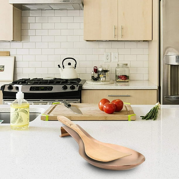 Soporte de cuchara de cerámica para cocina, soporte para cucharas para  estufa, encimera, soporte para utensilios de cocina, soporte para cucharas  para