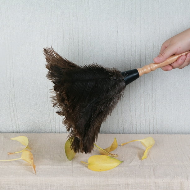 Nizirioo Plumero de avestruz de 34 cm, plumero de avestruz, plumas