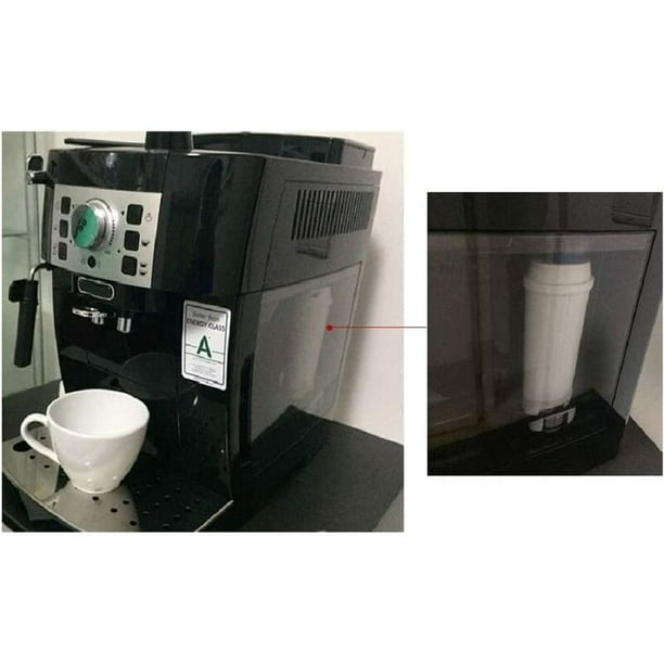 Cartucho de filtro de agua Máquina de café compatible con descalcificador  de carbón activado, compatible con Delonghi Ecam, Esam, Etam, Bco, Ec.  Paquete de producto de 6