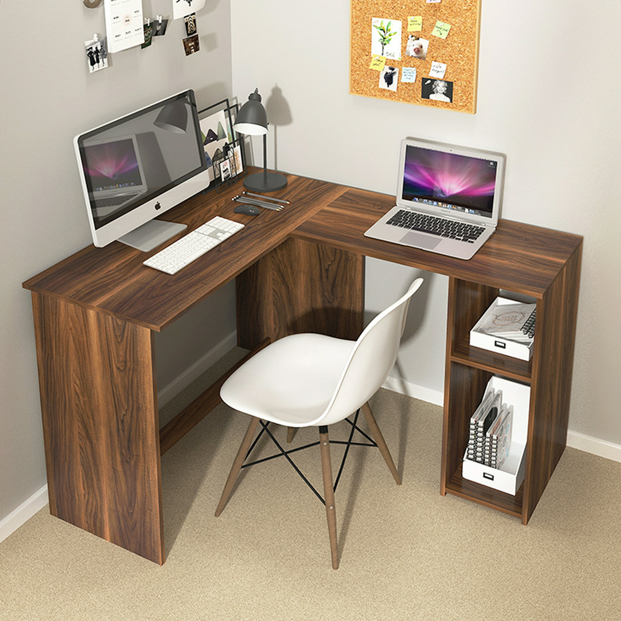 FurnitureR Escritorio para Computadora de Oficina con
