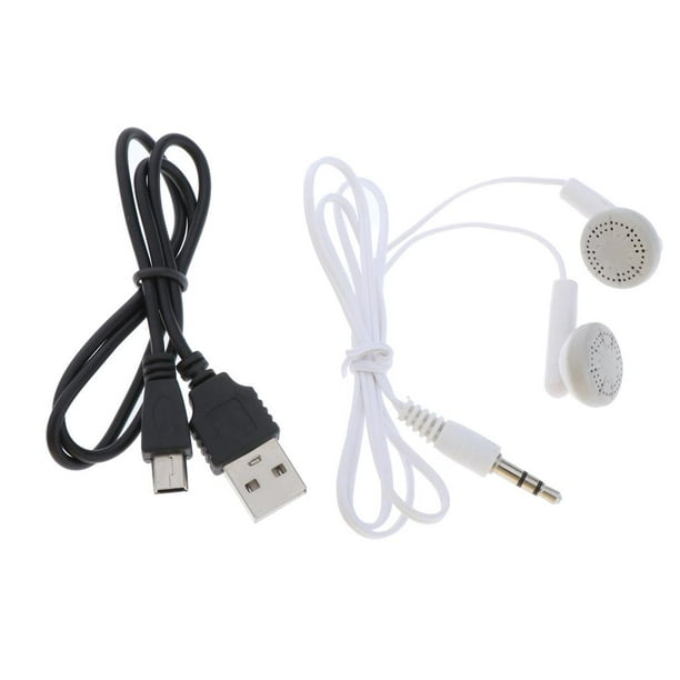 2x Reproductor MP3 digital Walkman portátil - Pantalla LCD - Soporte para  unidad flash 8G / Ranura p shamjiam