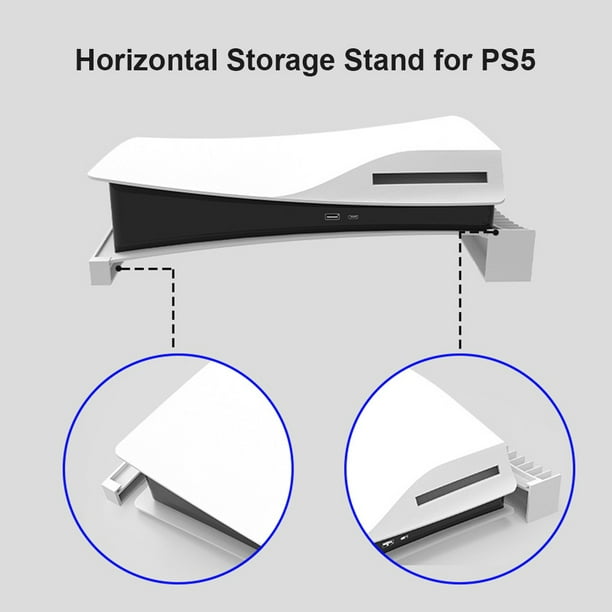 Soporte de almacenamiento de montaje en pared para consola de juegos PS5  Slim, soporte de ahorro de espacio, soporte de Gamepad para PlayStation Slim,  accesorios de juego - AliExpress