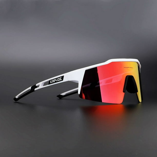 Kapvoe-gafas polarizadas de ciclismo para hombre y mujer, lentes de  protección para bicicleta de carretera, a prueba de viento, para deportes  al aire libre qiuyongming unisex