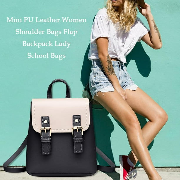  lokouo moda mujer mochila de PU Bolsa con cartera chica mochila  bolso de escuela para teenages : Ropa, Zapatos y Joyería
