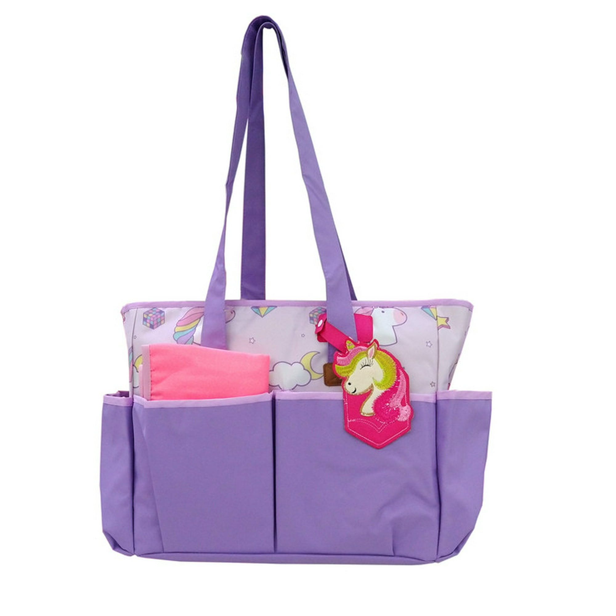 Set 5 Bolsas Pañaleras Cambiador Bebe Rosa Malubero Organizar fácilmente  todos los elementos