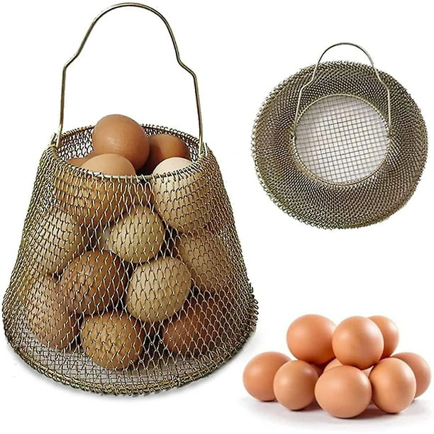 Juego de 4 Uds de hueveras para huevos duros y pasados ​​por agua, bandeja para  huevos de acero inox YONGSHENG