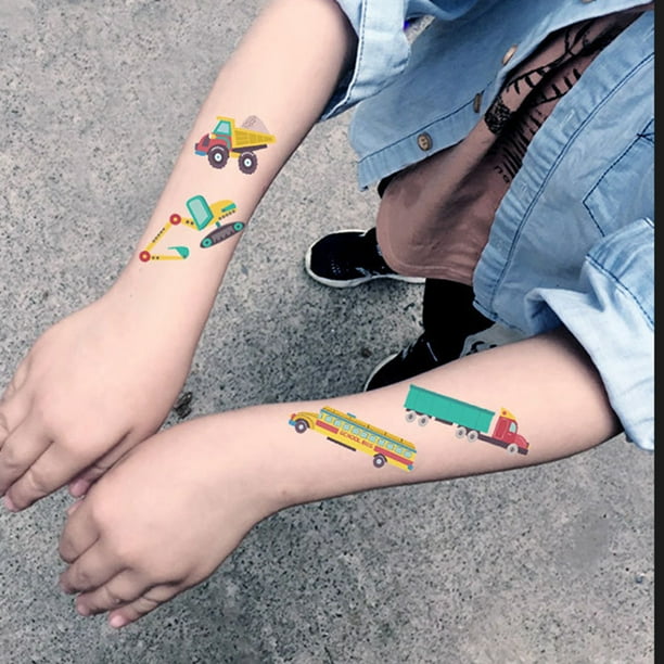 3D Girls Boys Tatuajes temporales para niños Favor de la fiesta