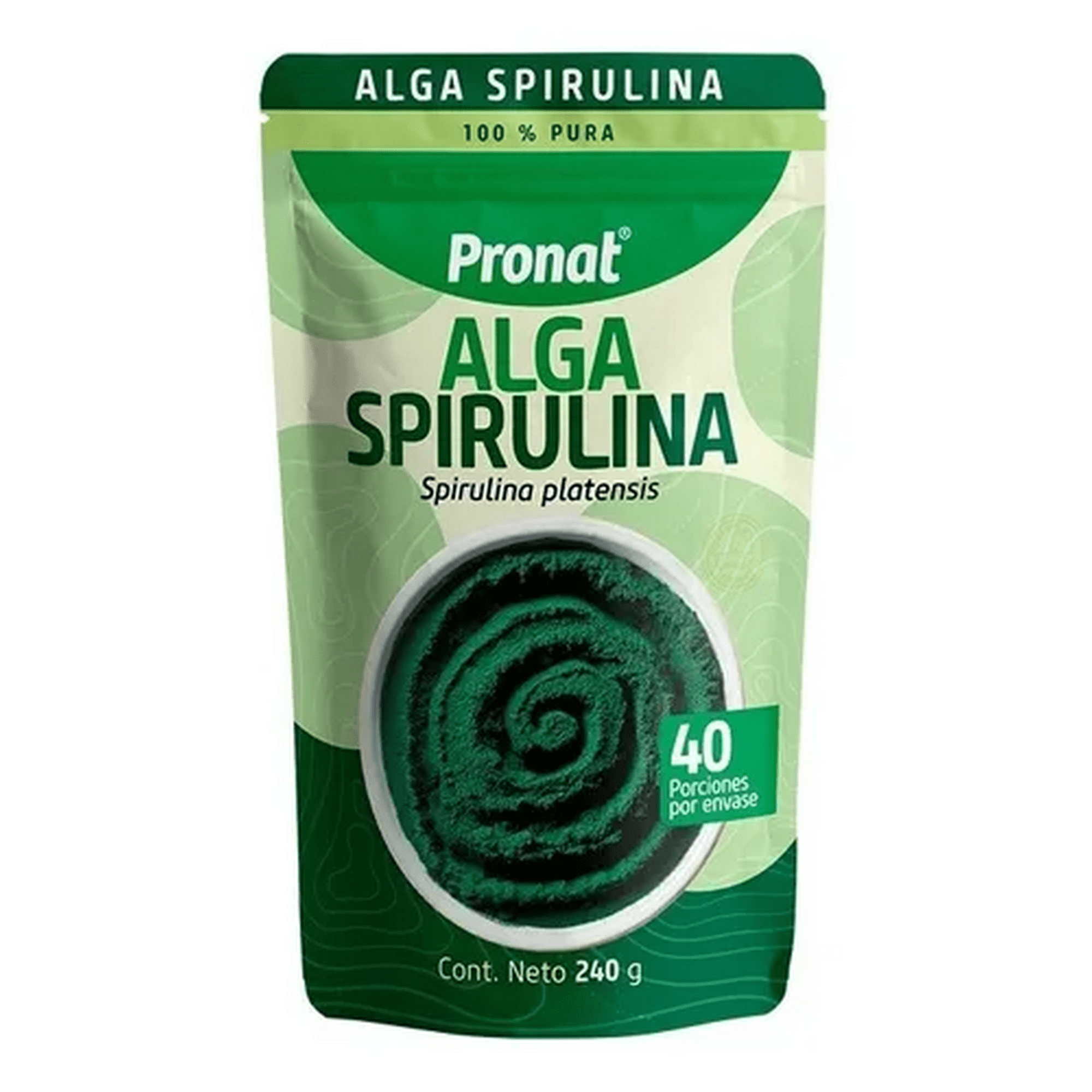 Suplemento Alga Spirulina Polvo Bolsa (240 Gr) Pronat PN1457 Walmart