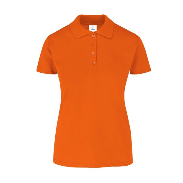 Playera Tipo Polo Piqué con Silueta para Dama · 50% Algodón 50% Poliés –  Yazbek®