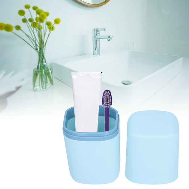 Tazas de pasta de dientes para niños, cajas de almacenamiento portátiles  para lavado de cepillos dentales