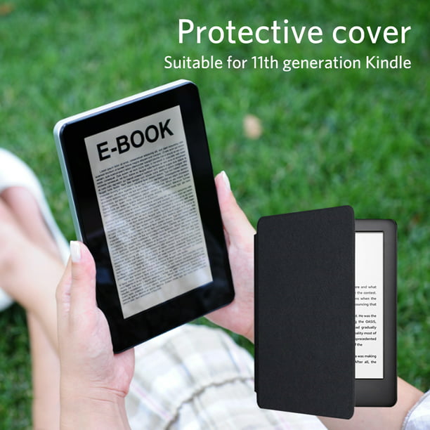 Funda de cuero PU de Color puro para  Kindle Paperwhite Likrtyny  52021 68 pulgadas lector de libros electrónicos funda plegable impermeable  para Kindle