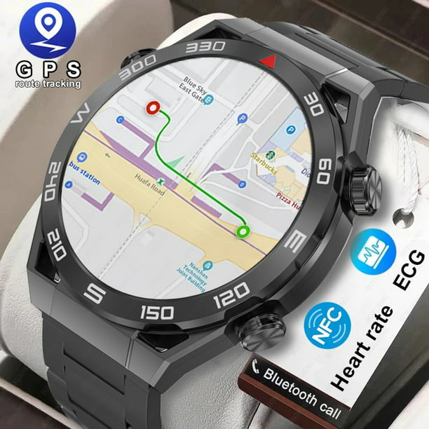 Huawei-reloj inteligente Xiaomi NFC para hombre, dispositivo con rastreador  GPS, Pantalla AMOLED HD de 454x454, frecuencia cardíaca, ECG + PPG,  Bluetooth, llamadas, novedad de 2023 xuanjing unisex