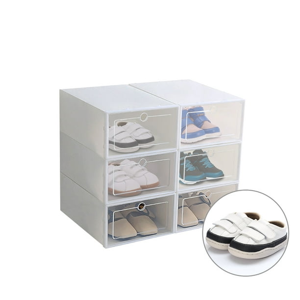 Caja De Zapatos Tipo Cajonera, Caja De Almacenamiento De Zapatos Plegable  Transparente Gruesa, Organizador De Zapatos De Plástico Para Ahorrar  Espacio, Armario Eigraketly HA017127-00