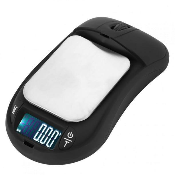 Báscula digital de bolsillo con rango de 100 ga 0,01 g, color negro, Negro