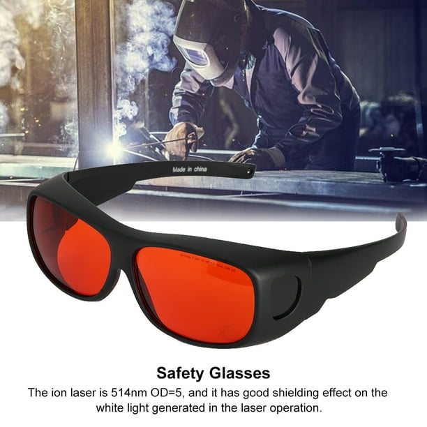 Gafas láser, OD5 480-580nm Protección láser Gafas protectoras Gafas de  protección para los ojos Adaptadas para la perfección