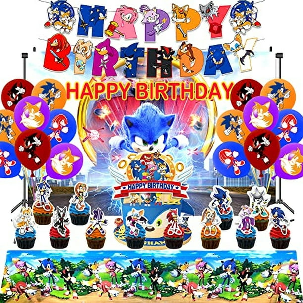 Aro Sonic  Fiestas de cumpleaños de sonic, Fiesta de sonic, Cumpleaños de  sonic