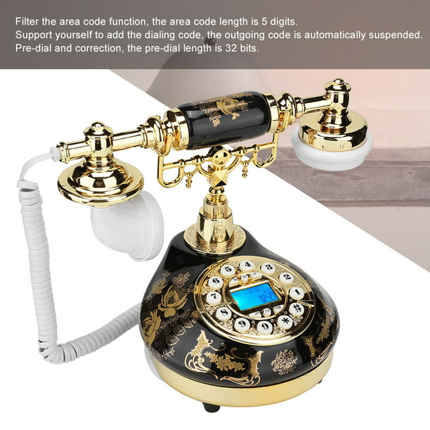 Teléfono antiguo, teléfono antiguo, teléfono con dial giratorio