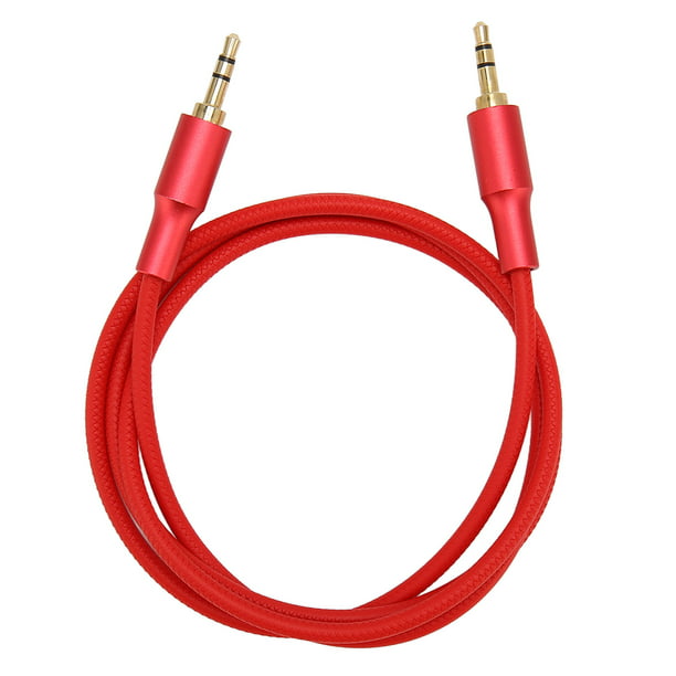 Cable auxiliar para coche, cable de audio estéreo de 3,5 mm macho a macho,  cable