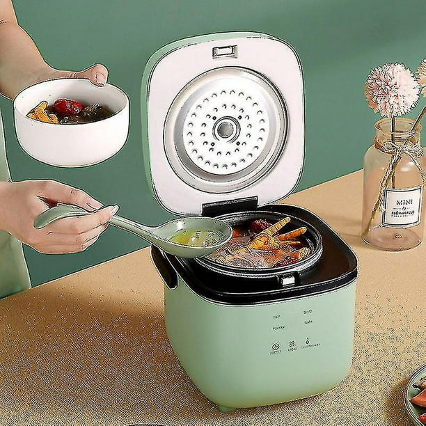 Mini olla arrocera eléctrica, cocina doméstica automática inteligente, 1-2  personas, calentador de alimentos pequeño, vaporera, 1,2 l Hy YONGSHENG  8390611769871
