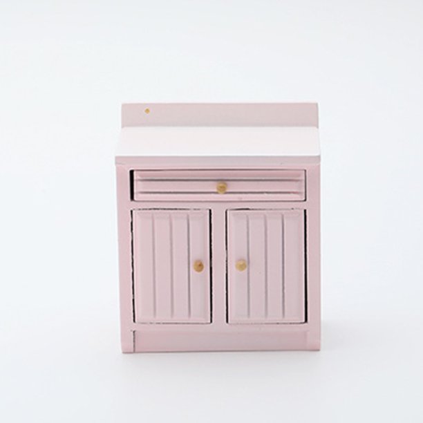 1:12 Gabinetes de cocina Set Muebles Estufa Contador para Piezas de  Decoración de Cocina