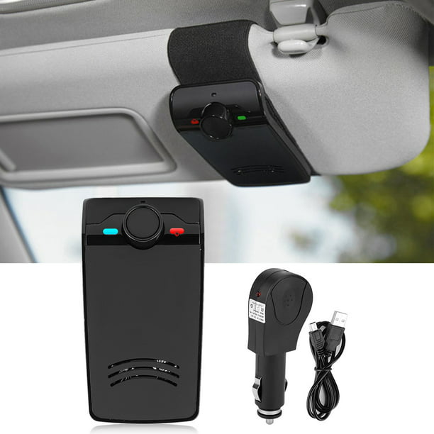 Kit de coche con bluetooth y visera parasol Kit de manos libres con  Bluetooth para coche Clip para visera altavoz incorporado reproductor de  música automático ANGGREK Otros