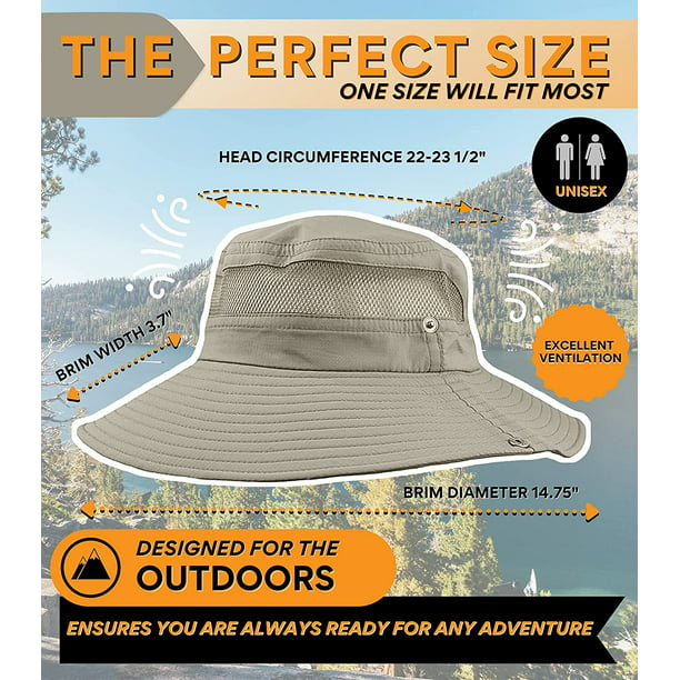 Sombreros de pesca y sombreros de caza con función de protección