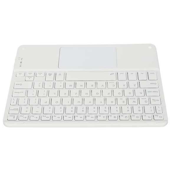 wireless touchpad keyboard wireless keyboard with touchpad ultra thin fast typing 10inch with rgb backlight for office anggrek blanco