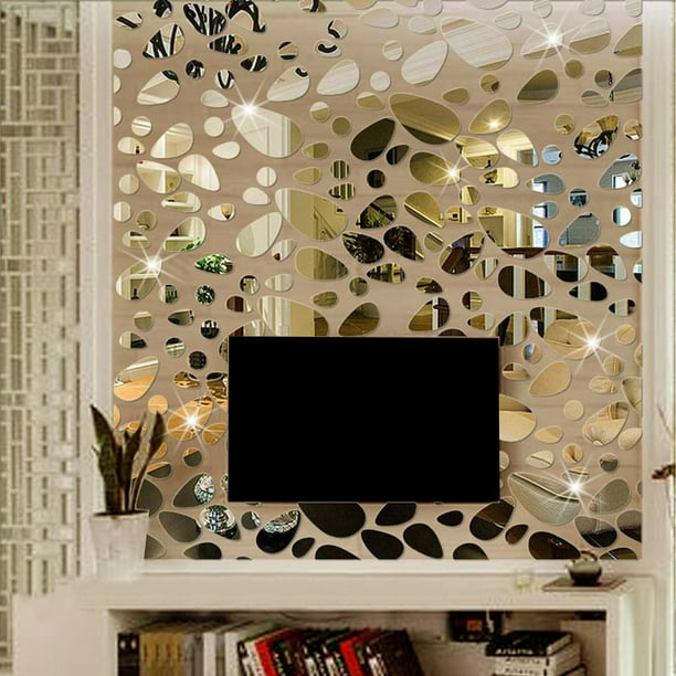 Molduras decorativas y revestimientos de pared, autoadhesivos, de metal,  con lámina protectora para pared, azulejos, marcos de espejos, decoración  de