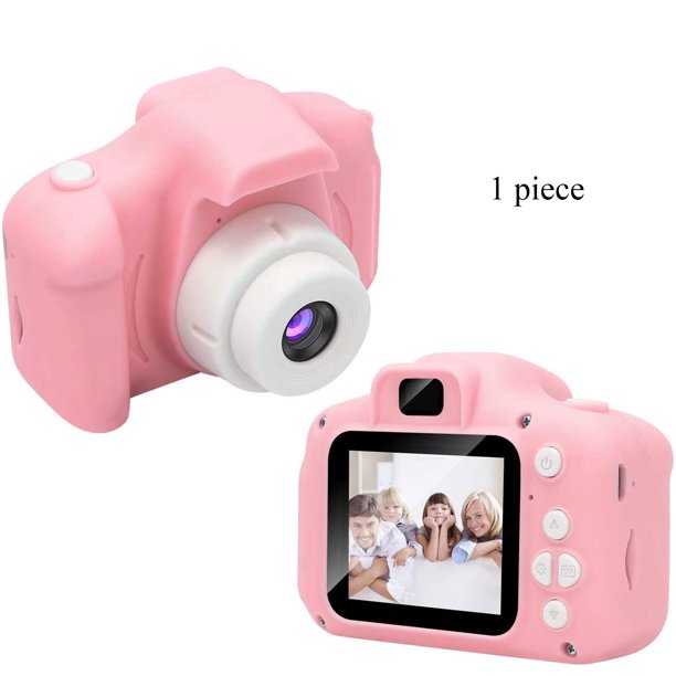 Cámara Digital Para niñas y niños con Micro SD 32GB - Rosada